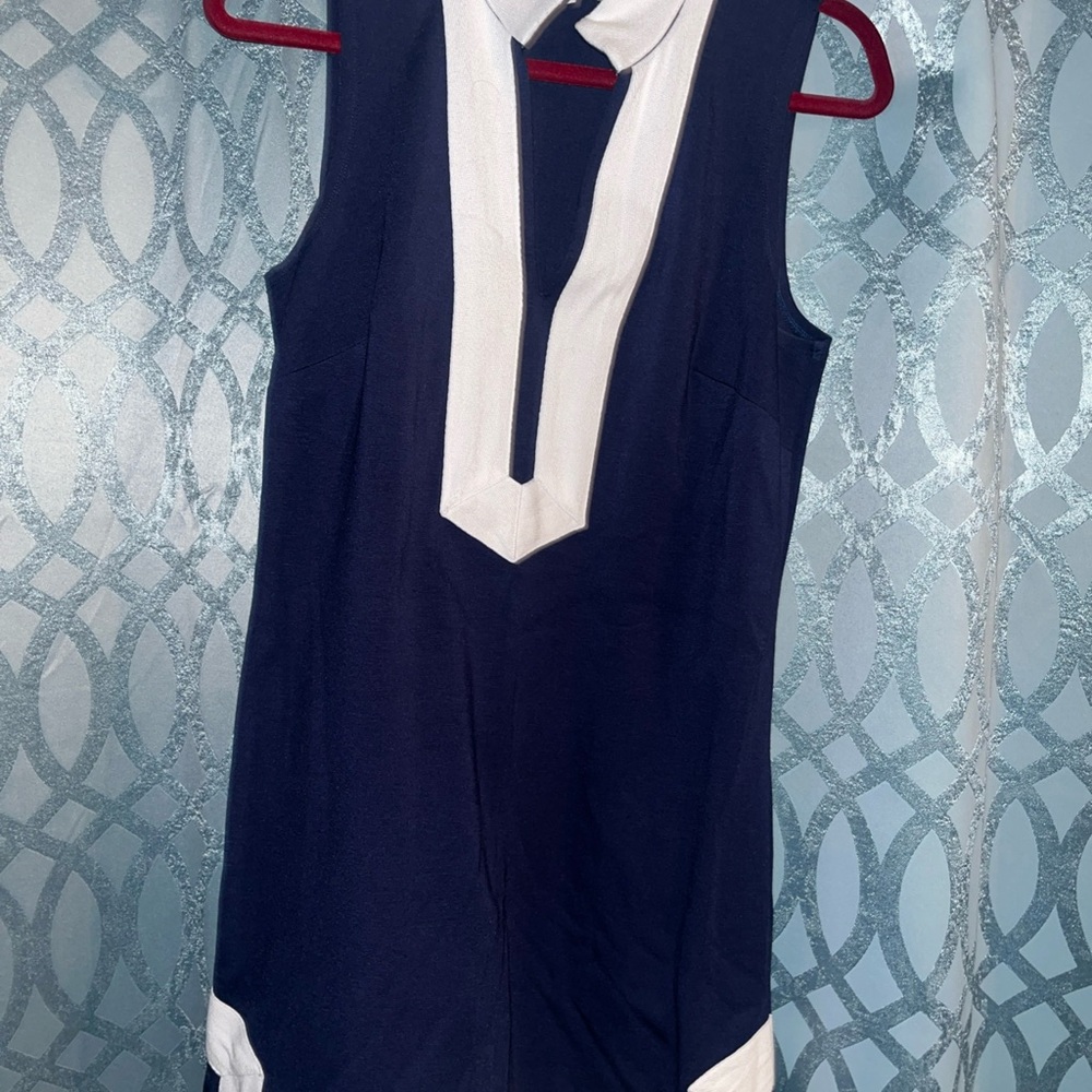 Sail to Sable Navy and White Dress